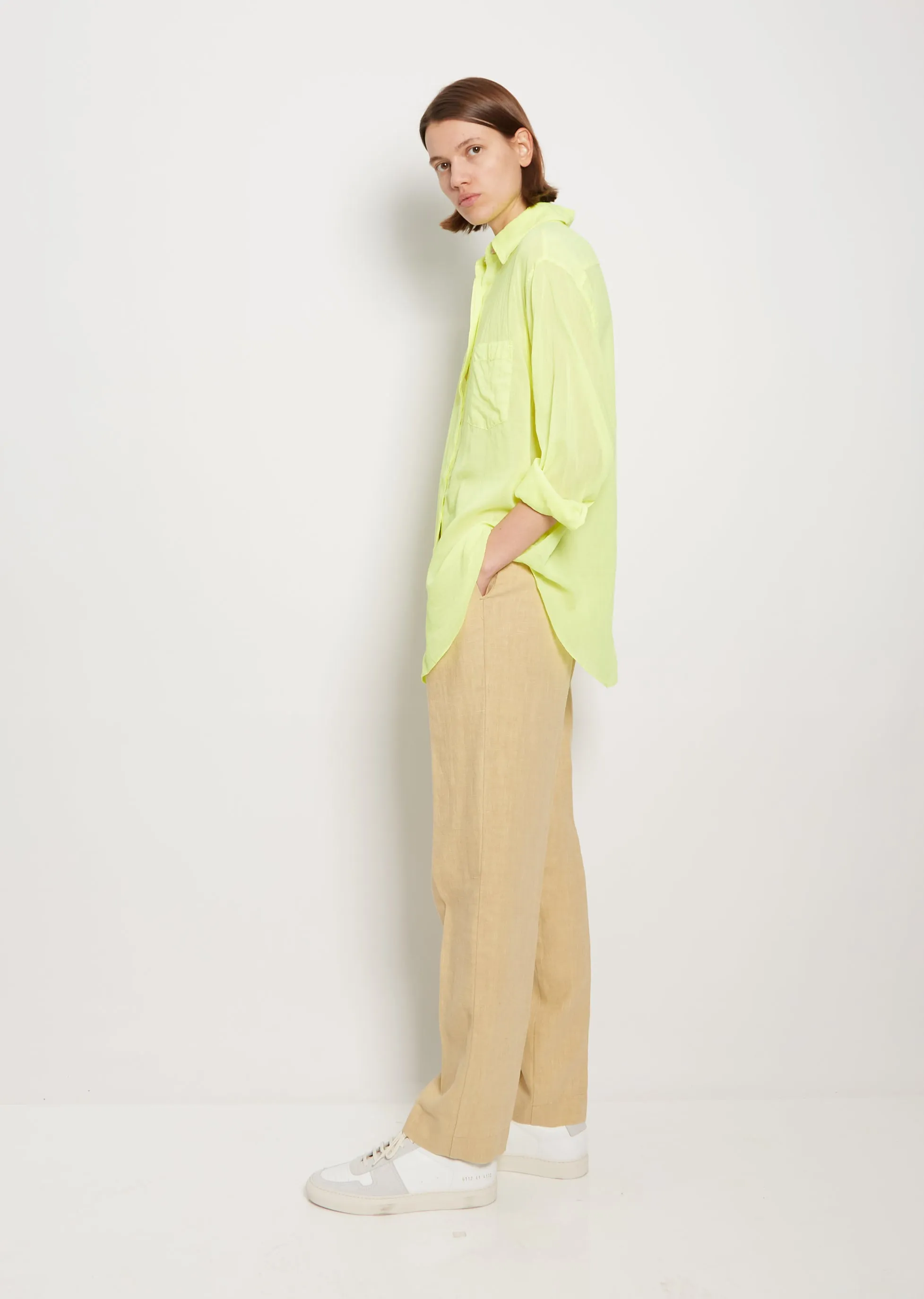 Cotton Silk Voile Shirt