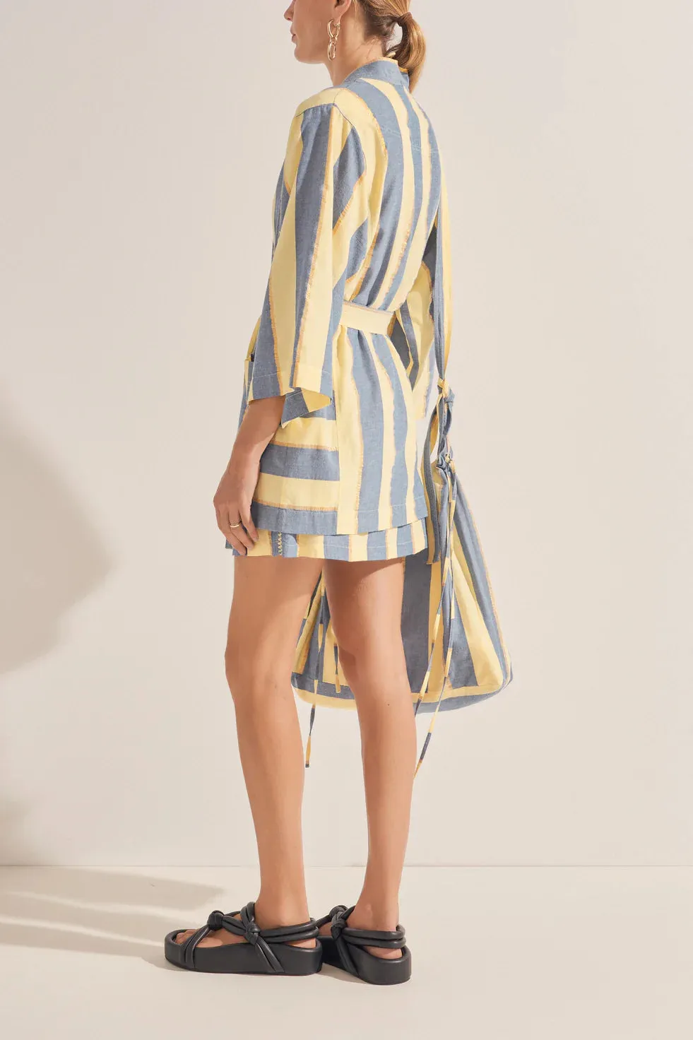 Ilio Nema Ariane Xania Stripe Kimono Robe