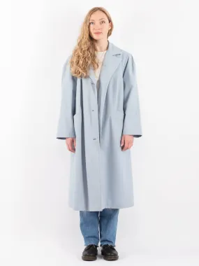 Vintage 70's Women Trench Coat in Blue